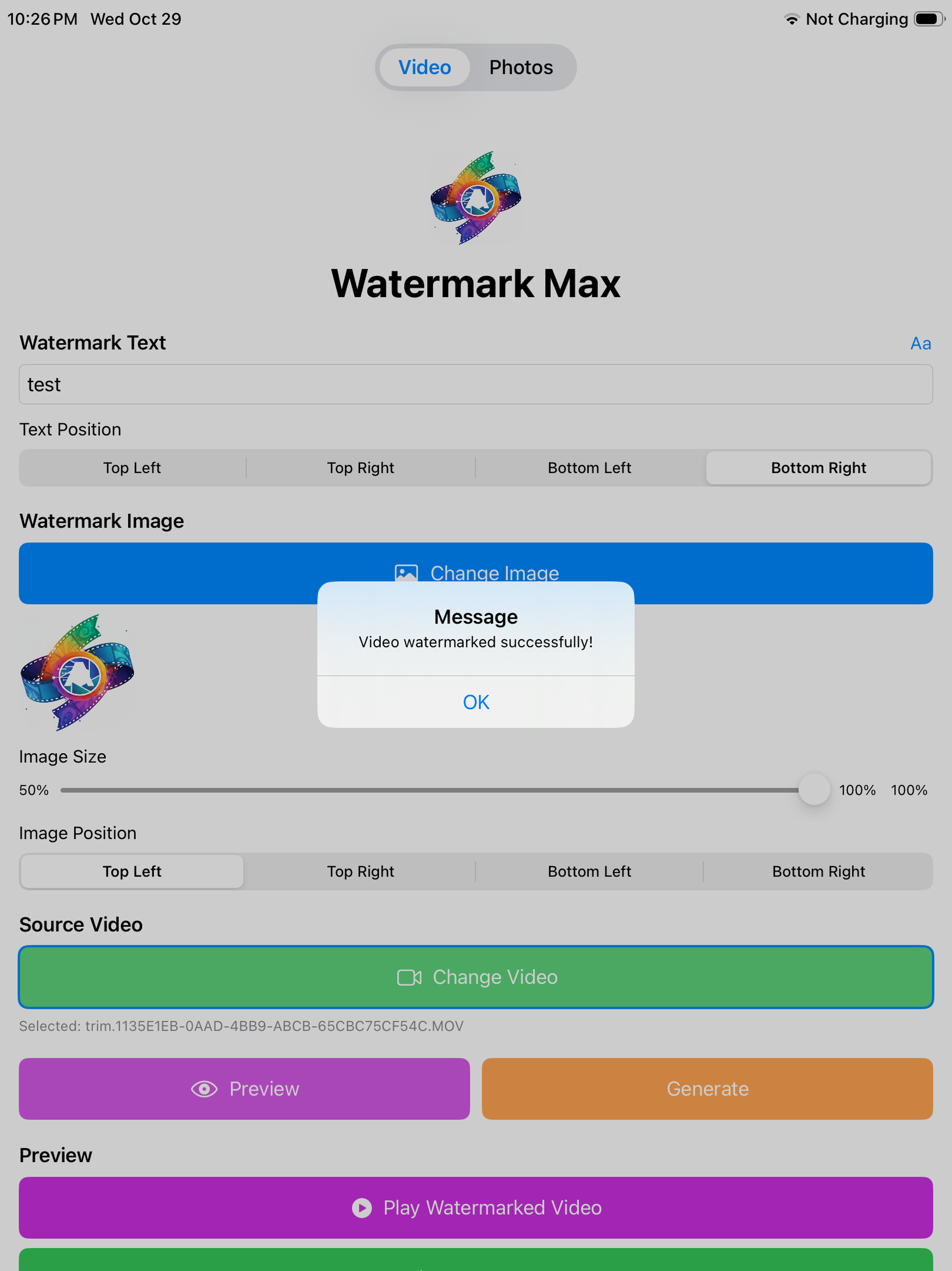 Watermark Max