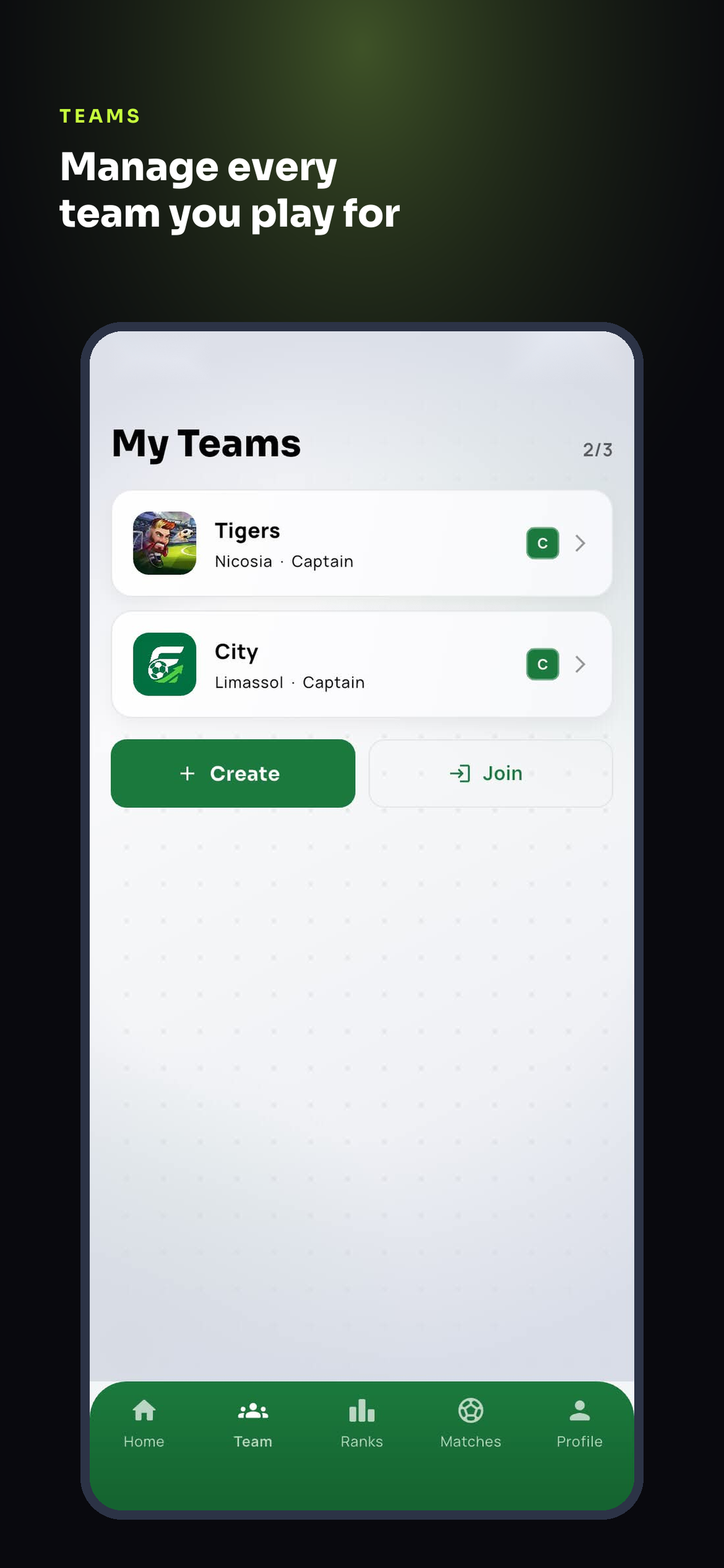 FootRank: 5-a-Side Ranking screenshot 7