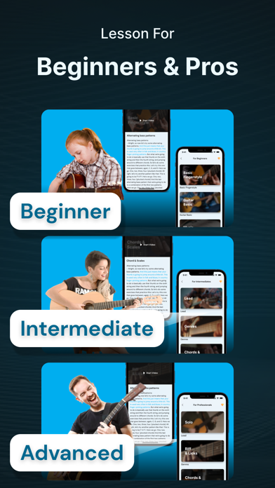 Guitar Tuner, Lesson - IGuitar iPhone screenshot 6 - Music app
