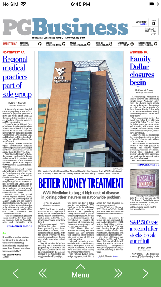 #3. PGe (iOS) 由: Pittsburgh Post-Gazette