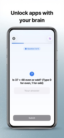 MathBrain: Smart Screen Unlock iPhone screenshot