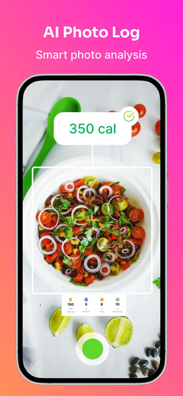 Screenshot #2 pour AI Calorie & Macro Counter