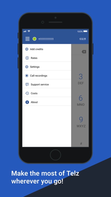 International Calling App:Telz screenshot-4