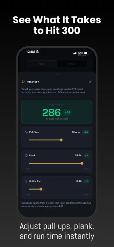 PFT Calculator USMC - 2026 screenshot 4