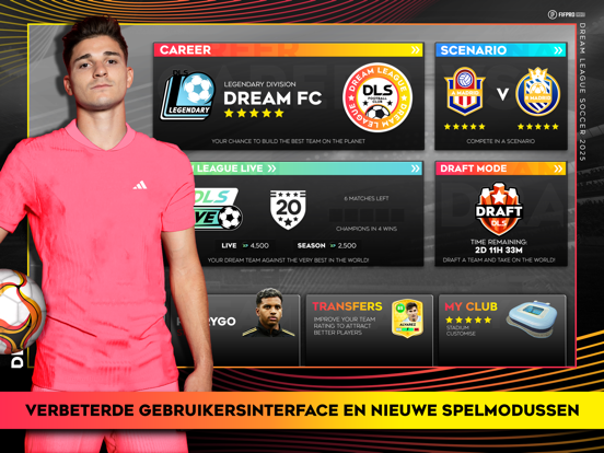 Dream League Soccer 2025 iPad app afbeelding 1