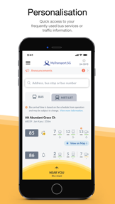 MyTransport.SG screenshot