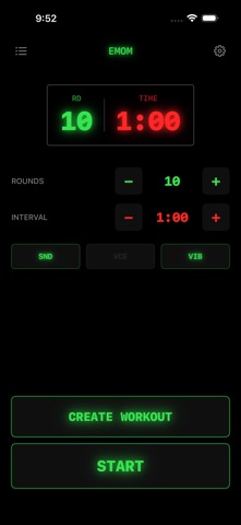 EMOM Workout Timer Screenshot 1 of 4