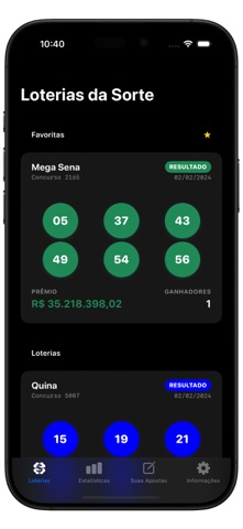 Loterias Da Sorte Screenshot 1 of 4