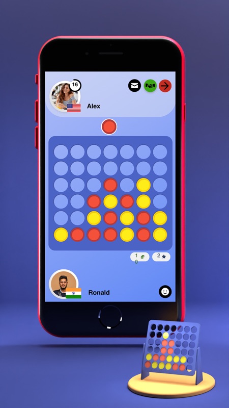 4目並べ - 人気楽しい2人用戦略ボードゲーム screenshot 5