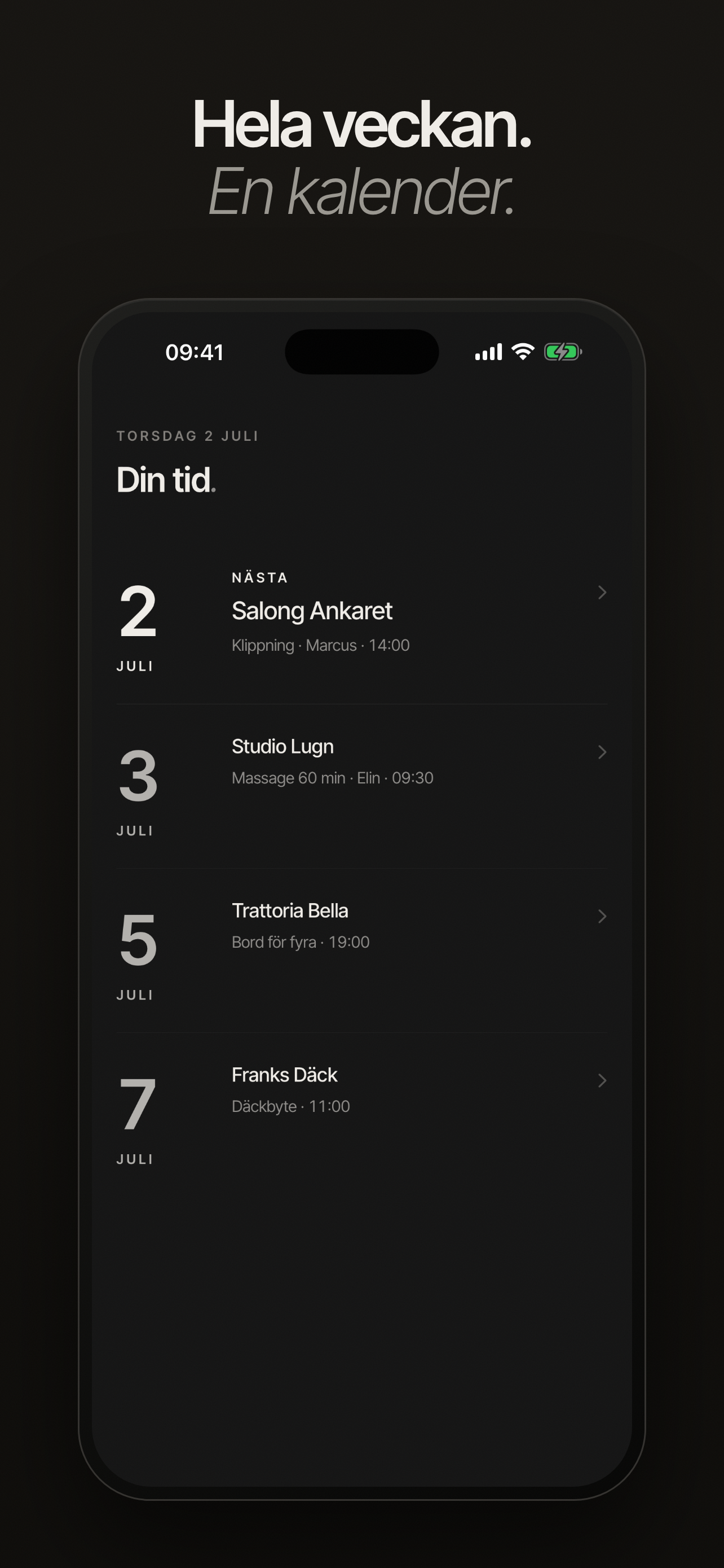 BIX. Alla dina bokningar screenshot 5