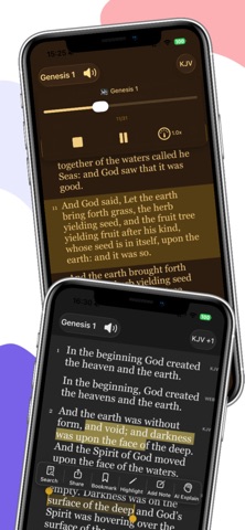 Holy Bible - Daily Verse KJV iPhone screenshot