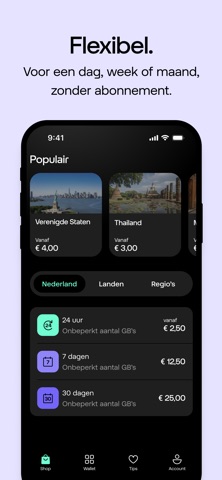 SimWallet iPhone screenshot 2