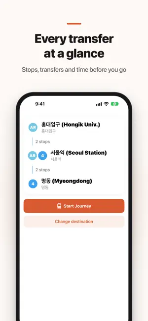 KORA: Korea Subway Navigator screenshot 1