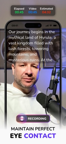 Teleprompter App - Autokue iPhone screenshot