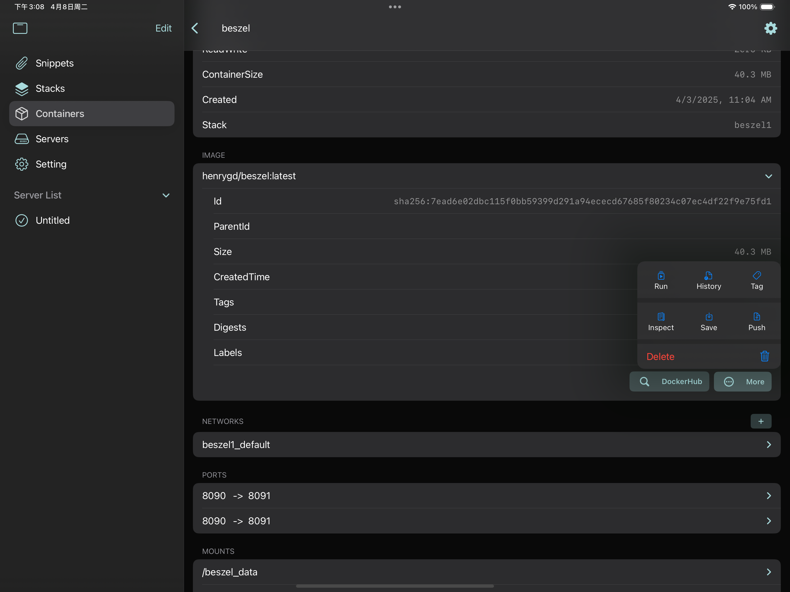 Yomo: Docker & Portainer