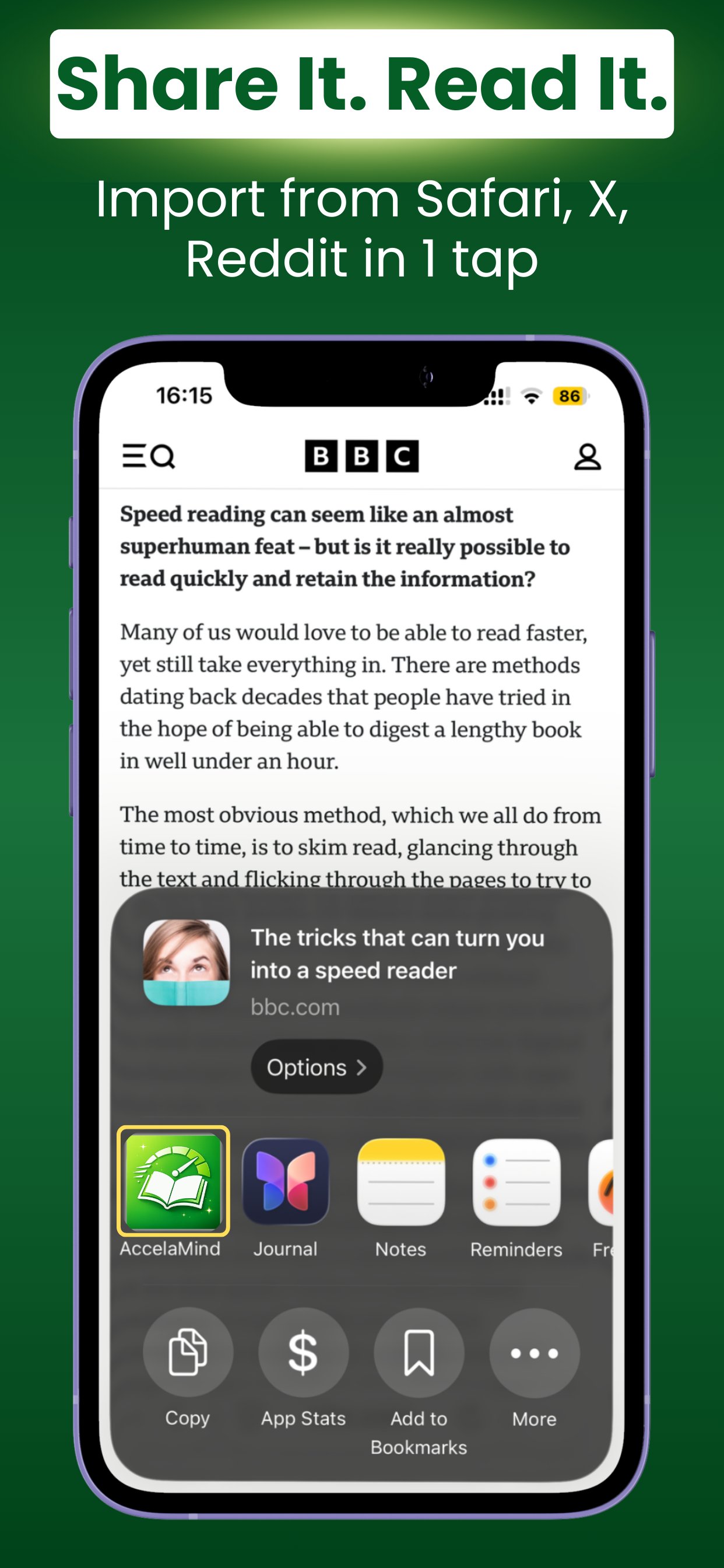 AccelaMind: Speed Reading screenshot 6