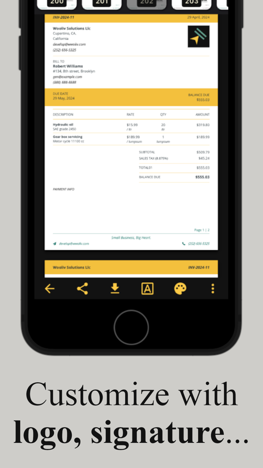 #2. ERP for small business: Invose (macOS) โดย: Wooliv Solutions Private Limited