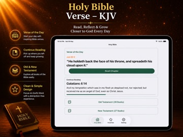 HolyBible Verse – KJV iPad screenshot