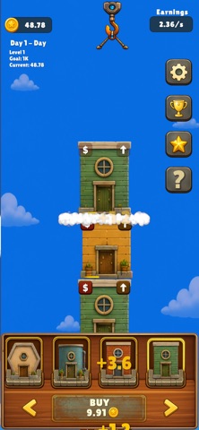 Sky Block Guard: Tower Builder Screenshot 5 of 9