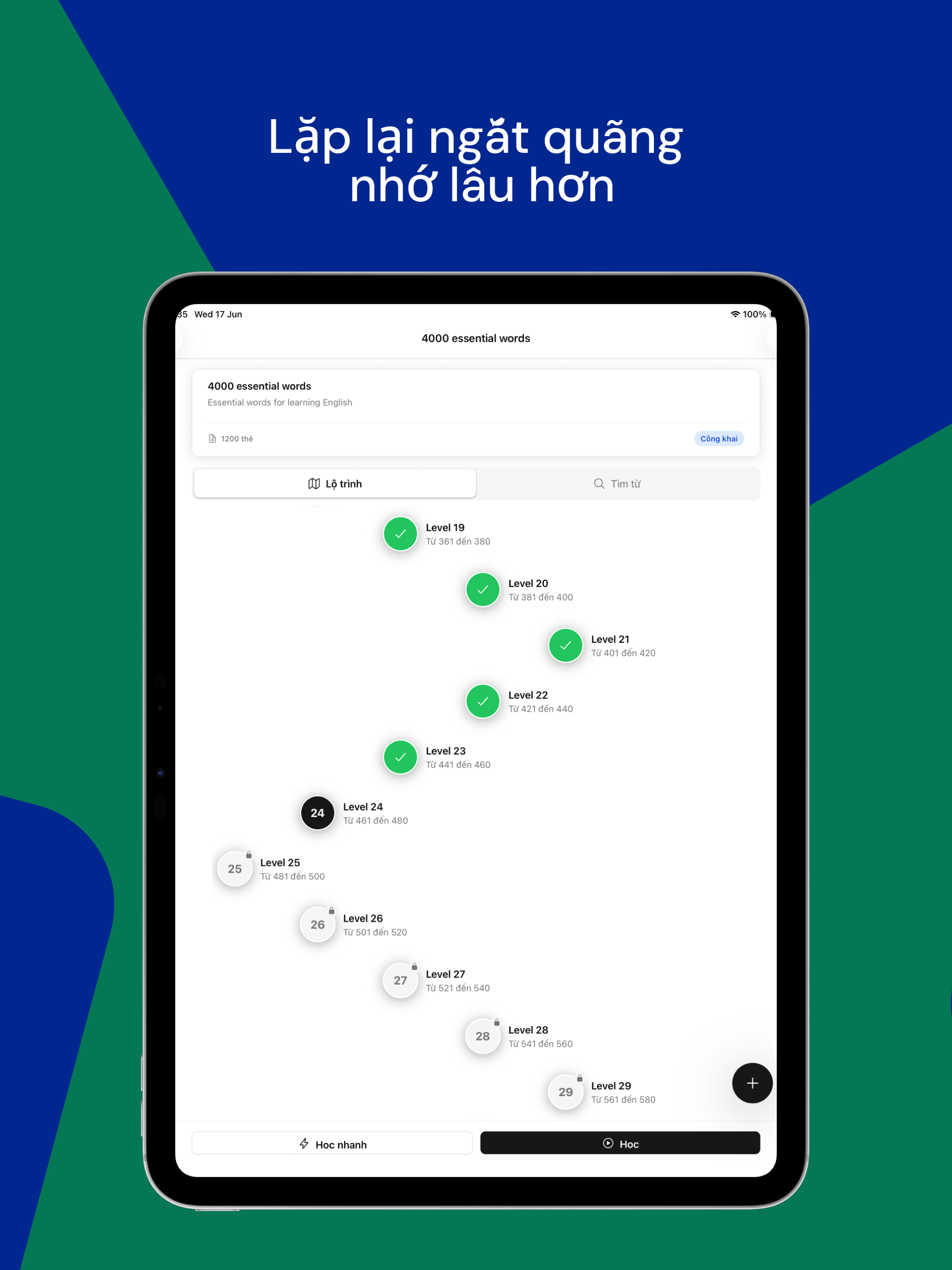 Tree: Học Từ Vựng & Flashcard