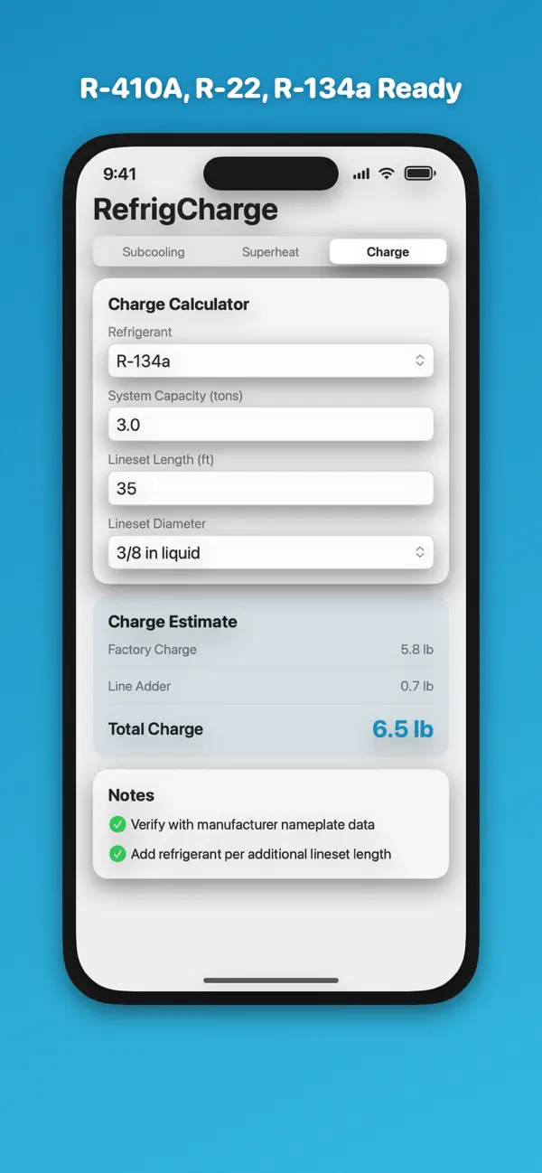 Screenshot #3 pour RefrigCharge