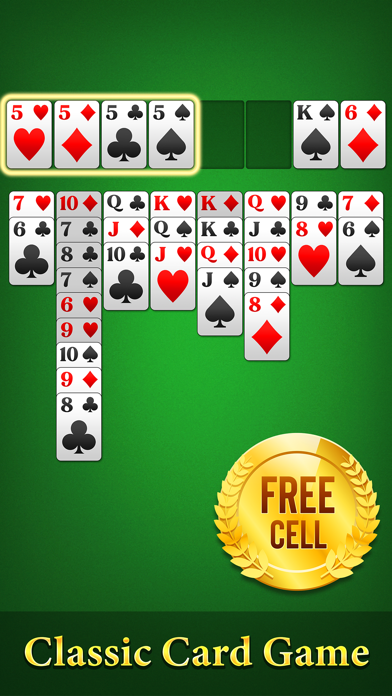 Free-Cell Solitaire Screenshot
