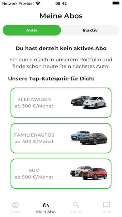 ViveLaCar Auto-Abo Screenshot
