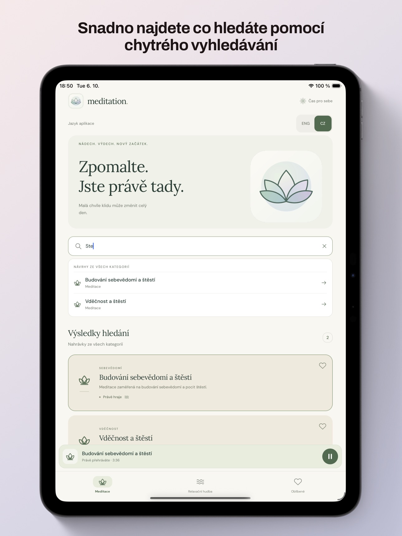 Screenshot 10 of Meditace a relaxace