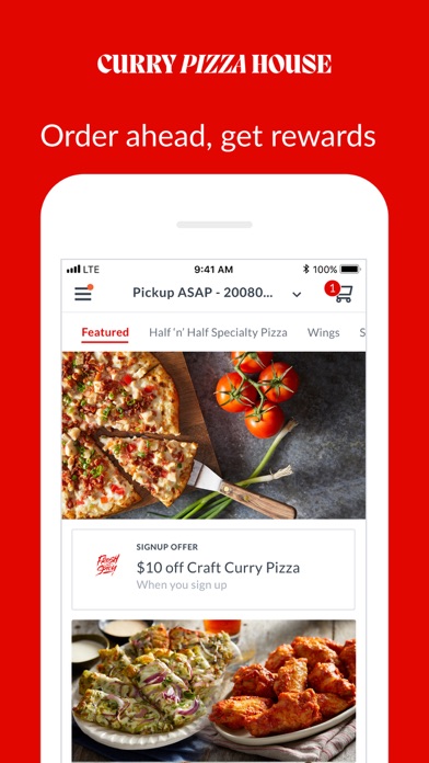 Screenshot #1 pour Curry Pizza House Rewards