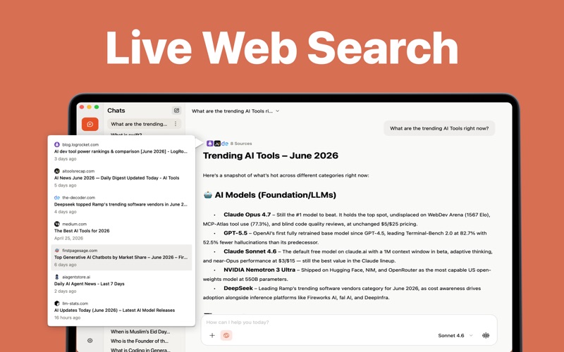 AI Chat bot & Search Anything iPhone screenshot