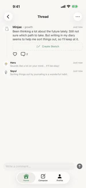 Sharp - My Diary screenshot 2