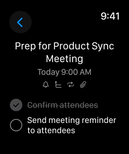 Apple Watch screenshot