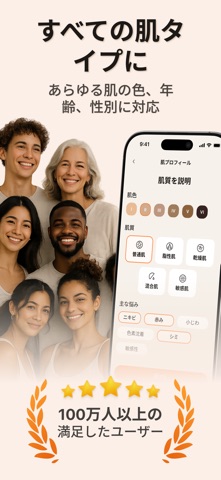 AI肌診断・皮膚科・UV指数・美白・肌分析 ・顔診断 ・医学 のスクリーンショット