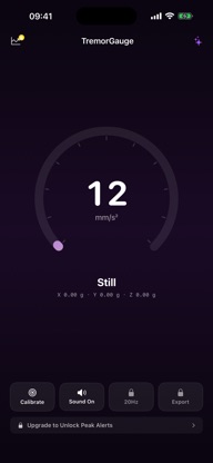 TremorGauge - Vibration screenshot 1