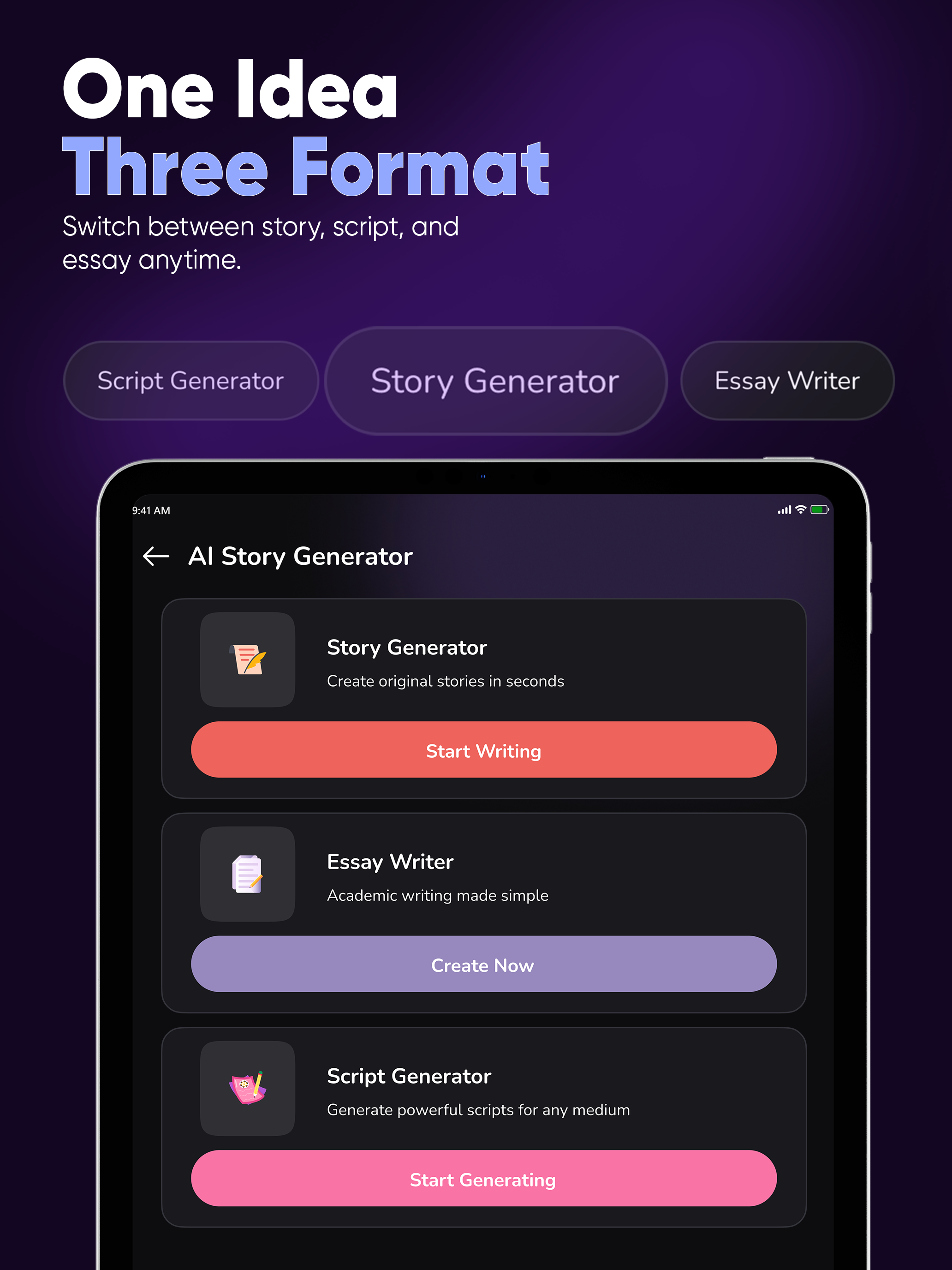 AI Story Generator and Writer