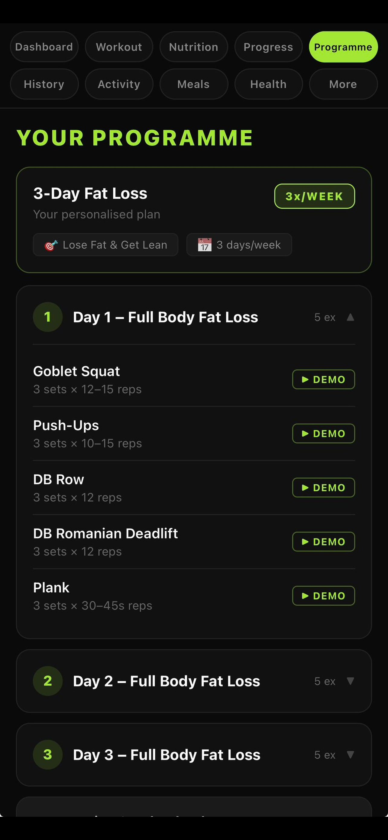 Hewett Health: Fitness Tracker