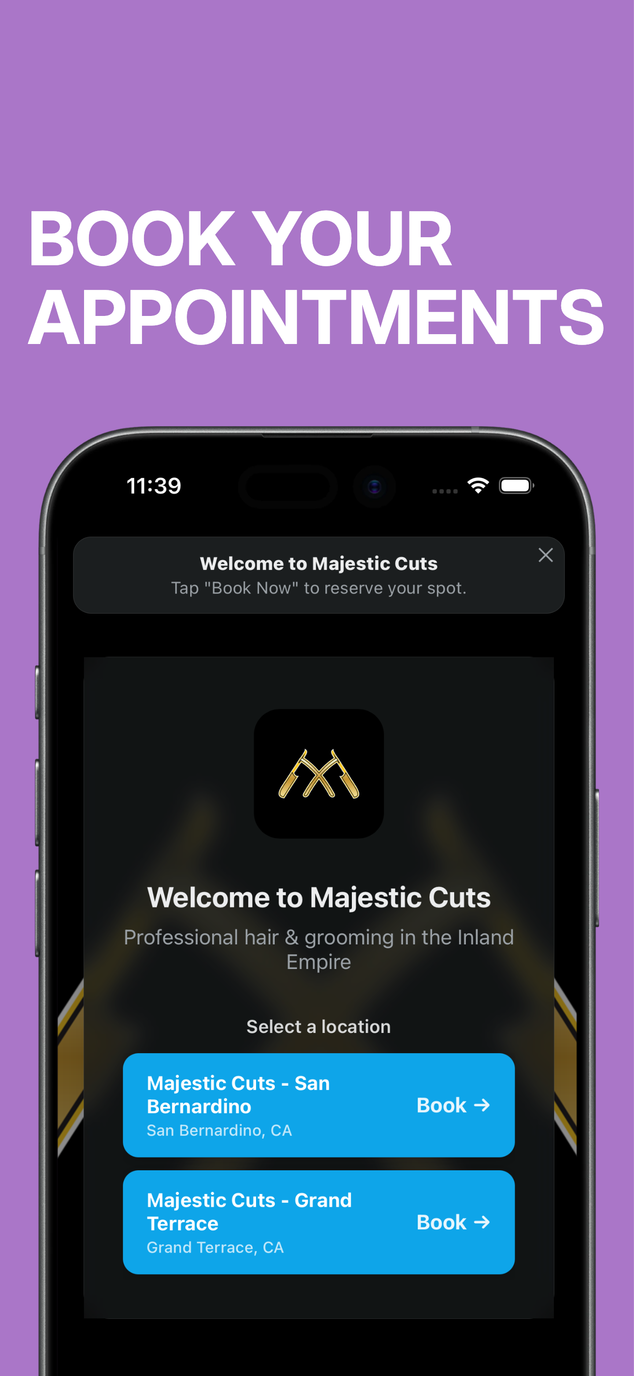 Majestic Cuts Barber Shop screenshot 2
