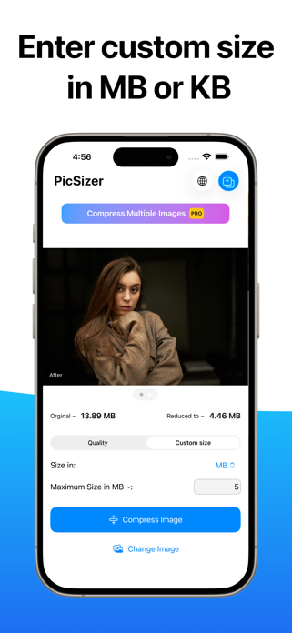 PicSizer: Photo Compressor Screenshot 3 of 6