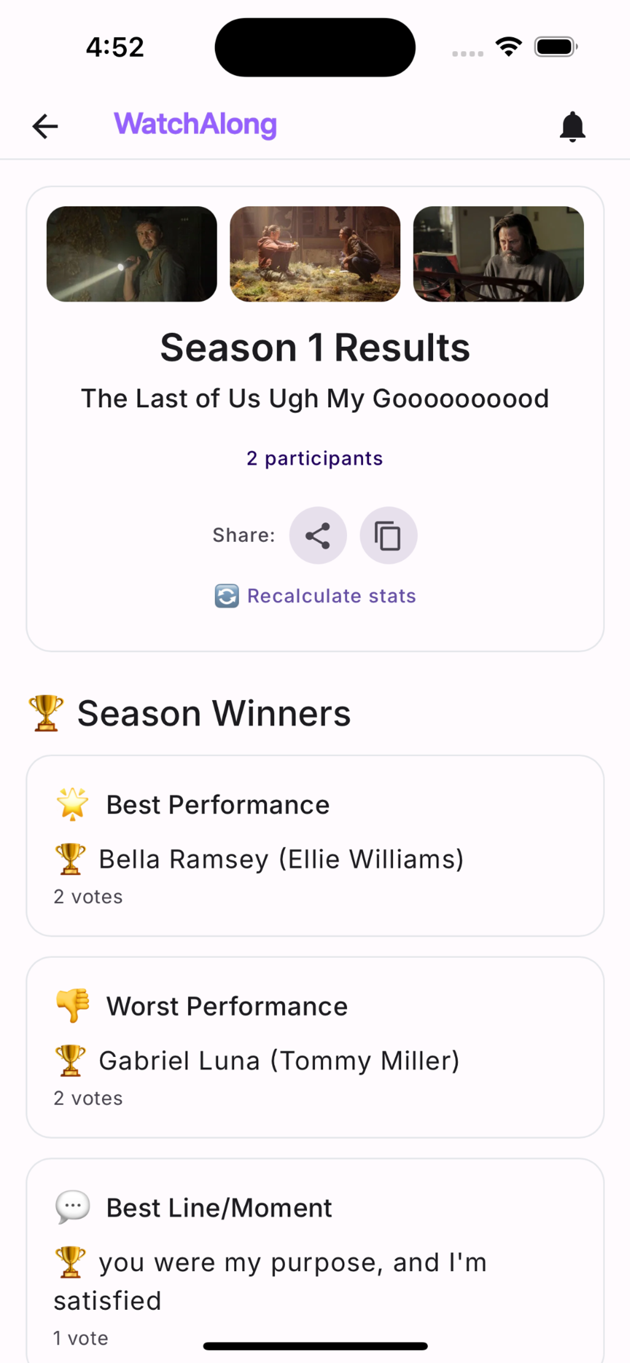 WatchAlong App screenshot 3