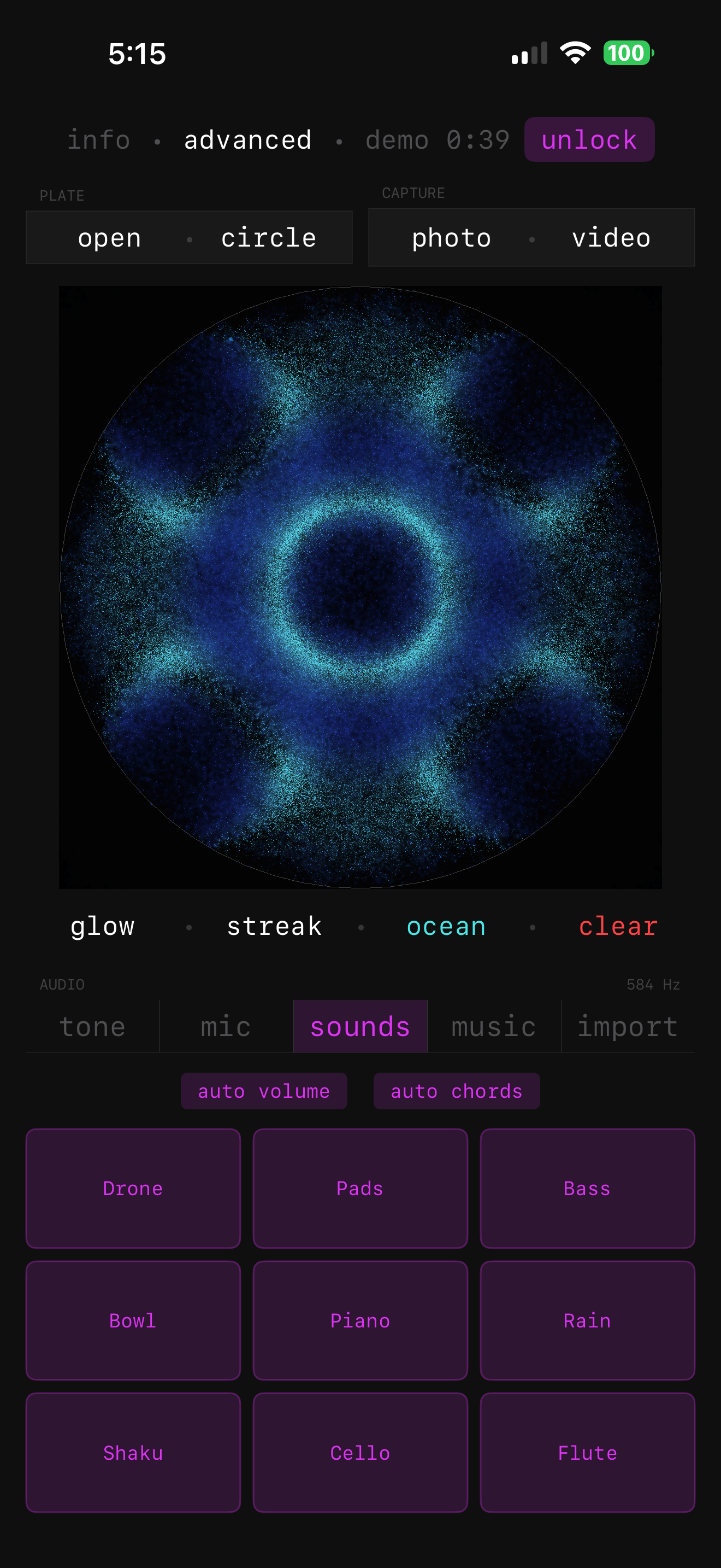 Cymatica: Music Visualizer screenshot 4