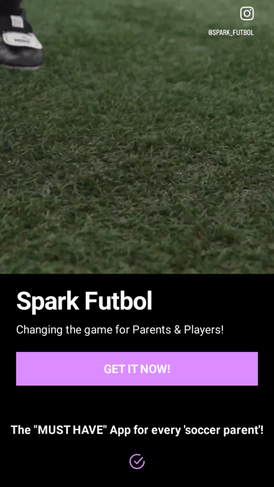 Spark Futbol app screenshot