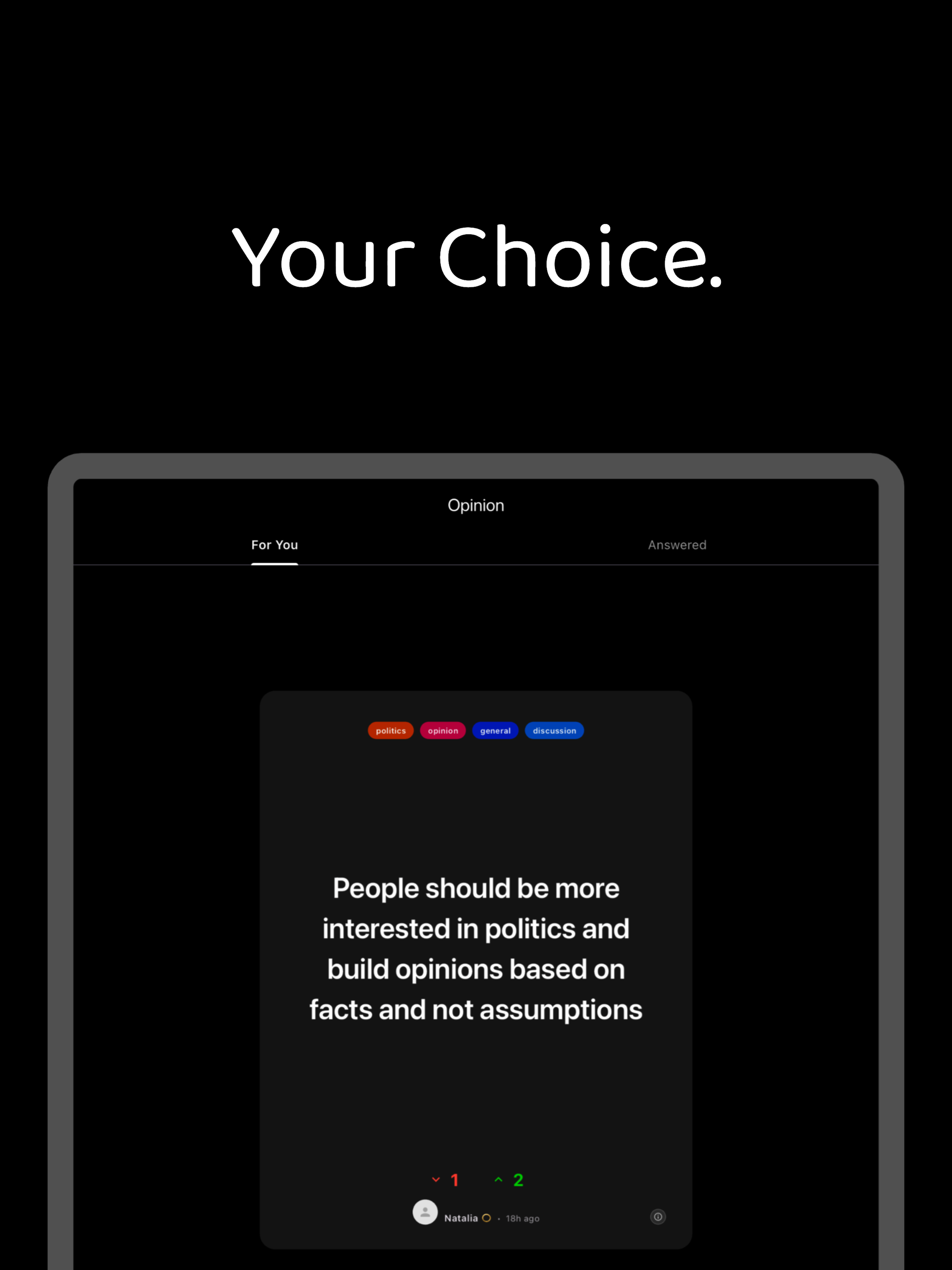 Opinion. screenshot 13