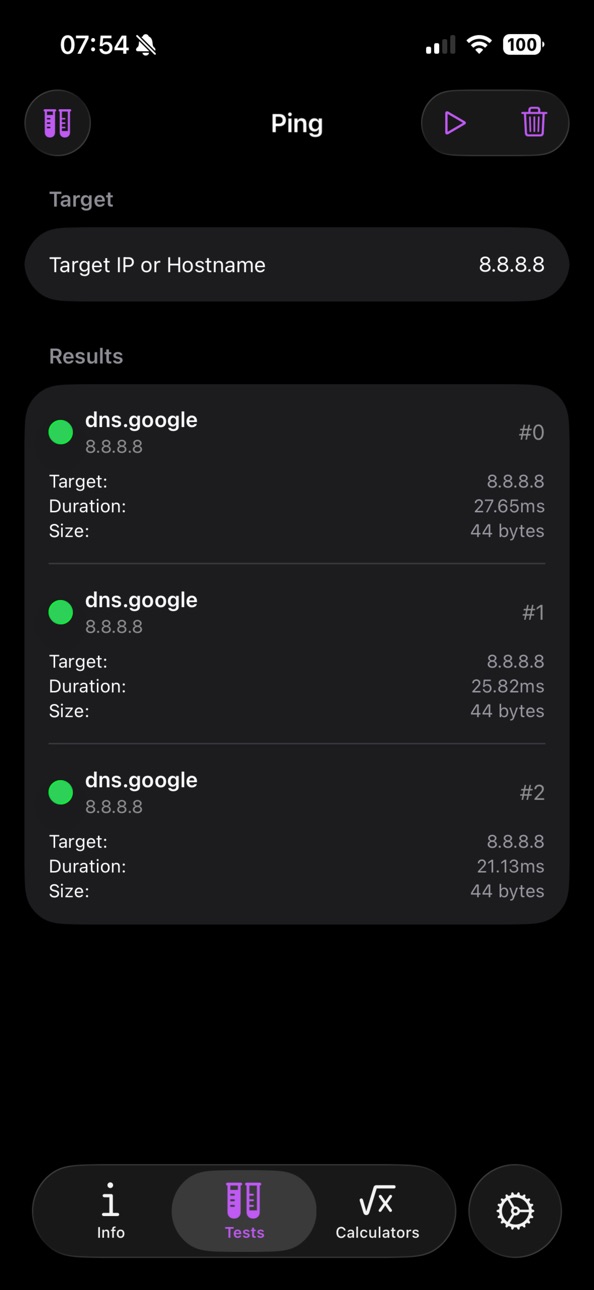 iPhone screenshot
