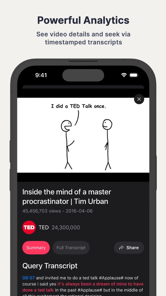 #3. Invenio: Search By Transcript (iOS) By: Something Dope Co, LLC