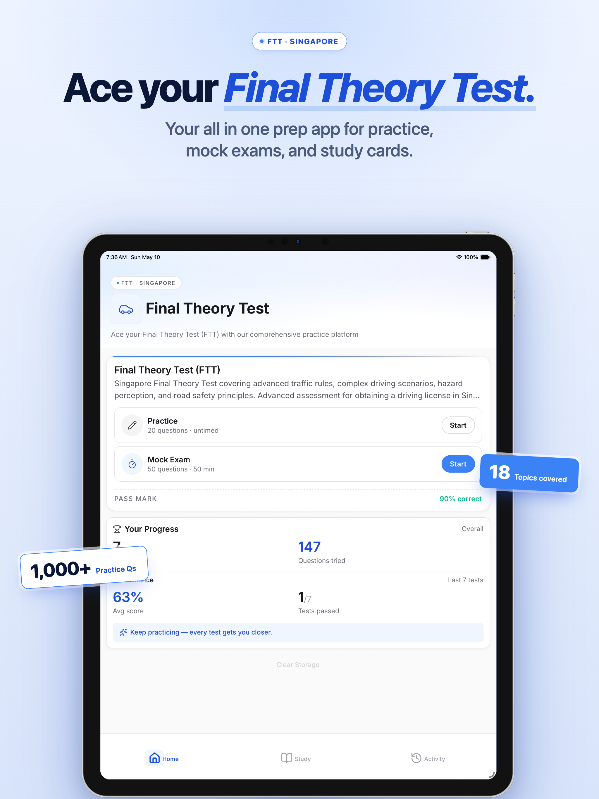 FTT - Final Theory Test SG
