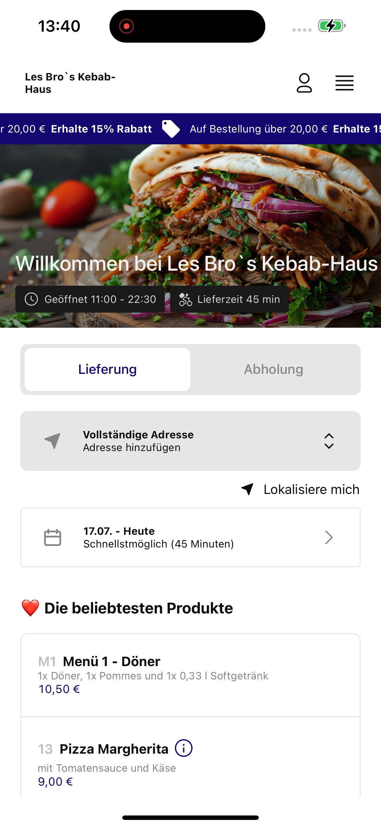 Les Bro`s Kebab-Haus screenshot 5