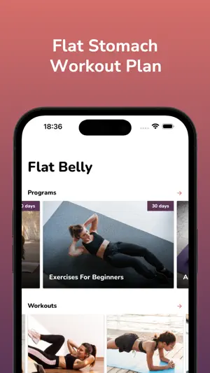 Flat Belly Workout Plan screenshot 1