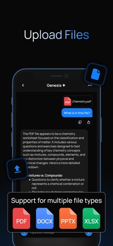 Genesis: Chatbot Assistant AI iPhone screenshot