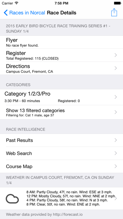 Race Ready - USA Cycling Races Screenshot
