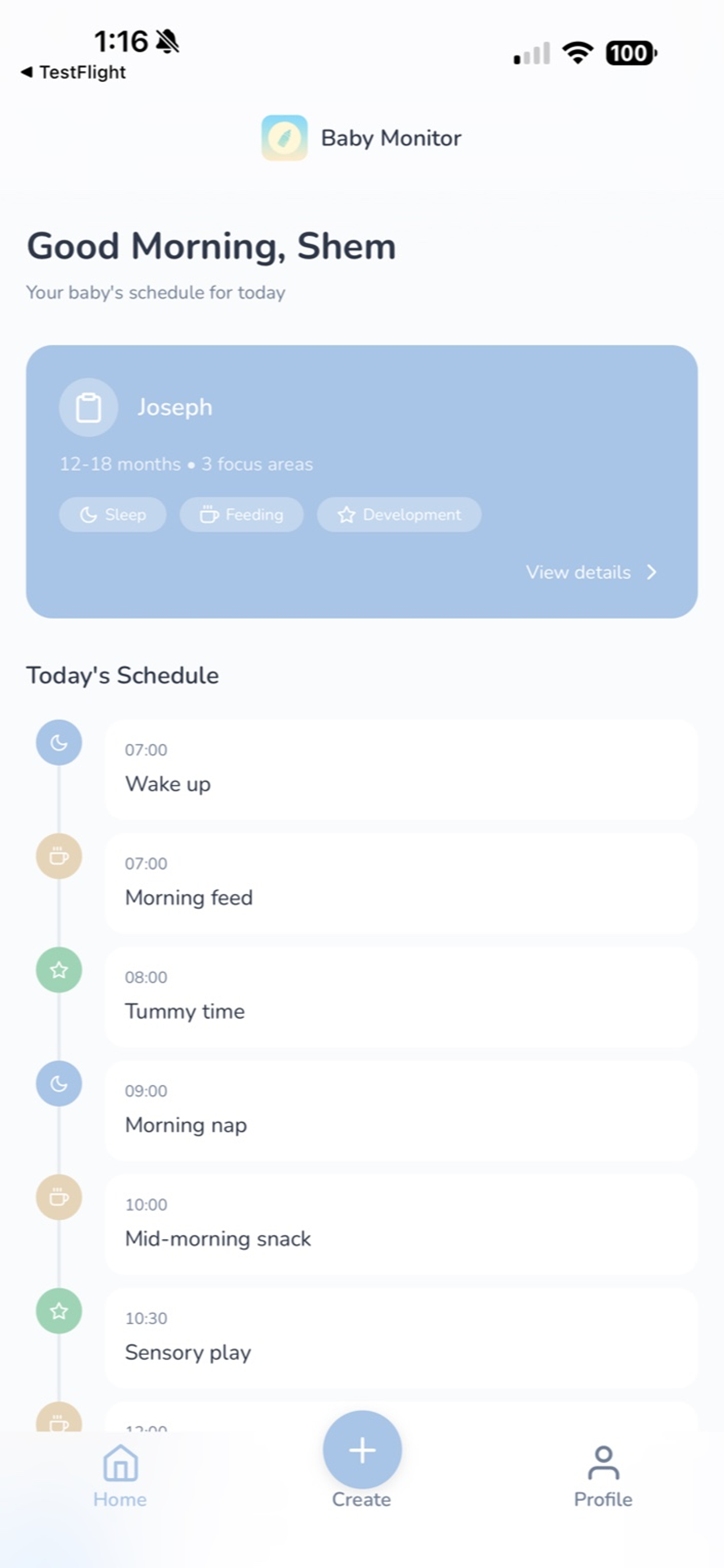 Baby Monitor Plan screenshot 9
